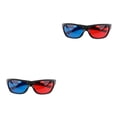 thumbnail image 1 of Methold 3D Glasses Simple Children Adults Television Eyewear Accessories High Anaglyph Definition Fitting Movie Eyeglasses Eyeglass PC 1 2piezas, 1 of 5