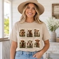 thumbnail image 2 of Highland Cow Vintage Stamp Graphic T-Shirt | Cute Calf Country Tee | Unisex Gift for Cow Lovers, 2 of 9