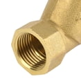 thumbnail image 1 of 1/2" Filter Valve Connector, BSPP Female Thread Y Shaped Brass Strainer Filter Valve Connector For Water Oil Separation, 1 of 8