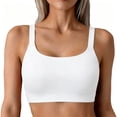 thumbnail image 2 of XIAONU Scoop Neck Sports Bra for Women Soft Support Daily Workout Active Crop Top, 2 of 6