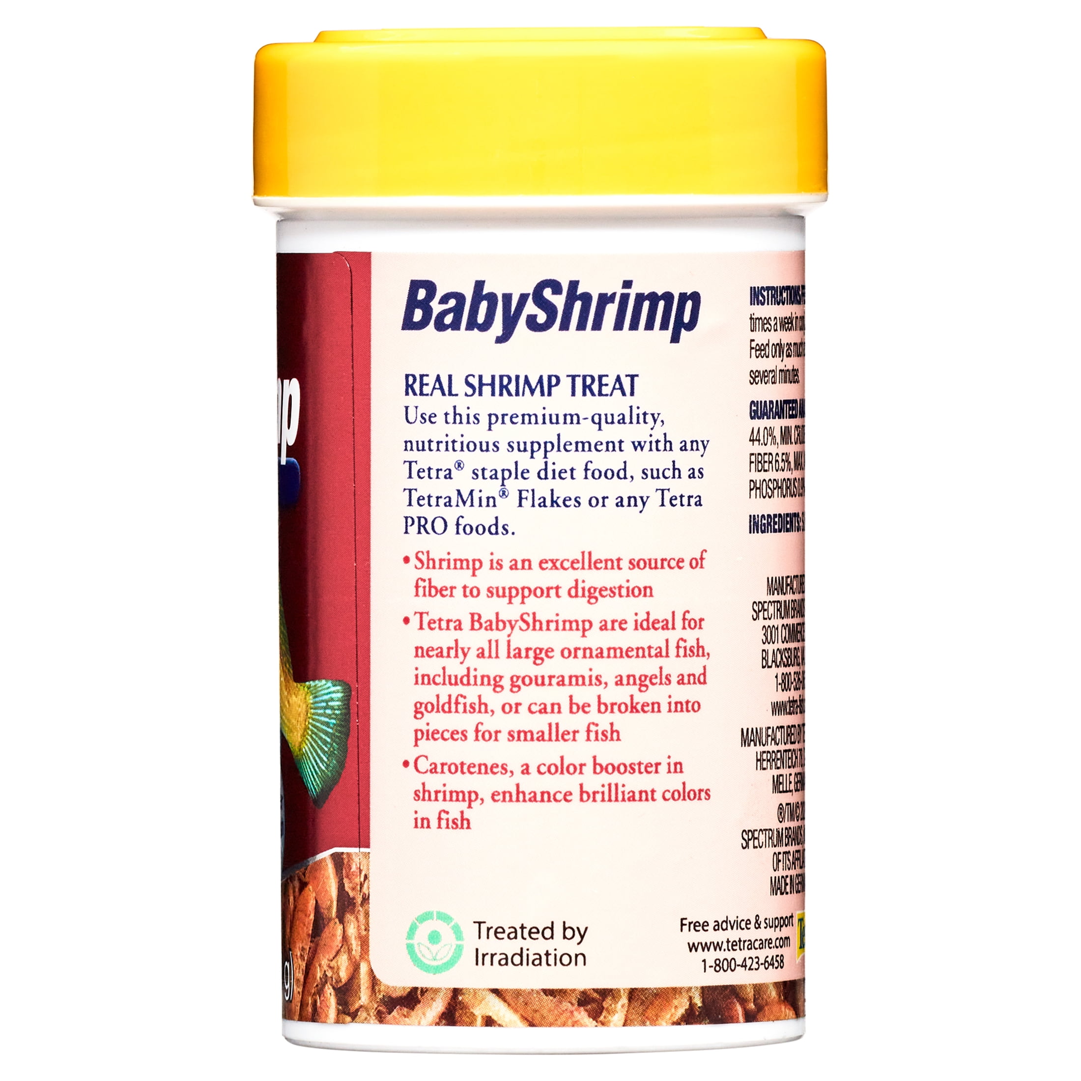 (3 pack) Tetra BabyShrimp, Natural Shrimp Treat For Aquarium Fish, 0.35 oz.