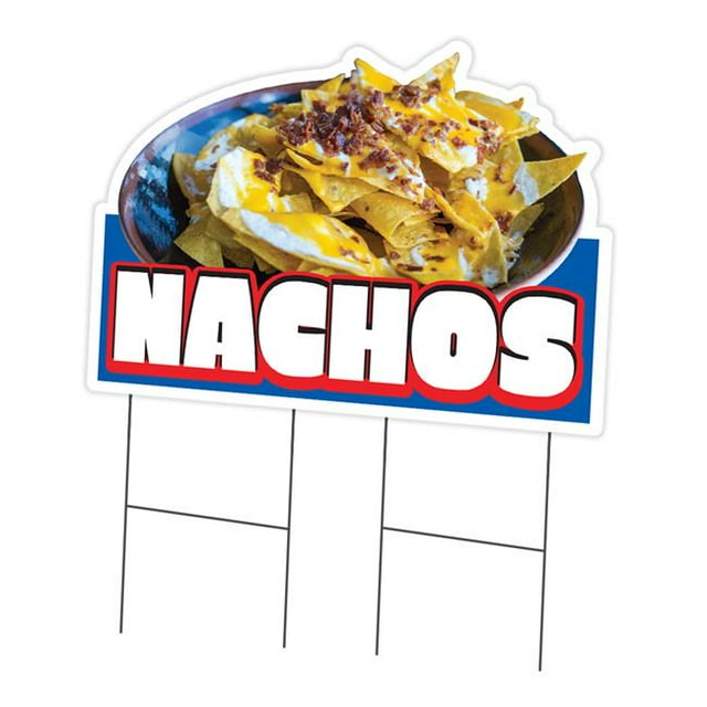 SignMission C-DC-2436-DS-Nachos19 24 x 36 in. Yard Sign & Stake - Nachos