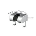 thumbnail image 2 of Tumotour Rack Mop And Besom Rack Wall Mounted Organizer Wall Mounted Heavy-duty Rack Kitchen Laundry Room Garden Storage Rack, 2 of 5