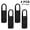 Black, variant on 4 pcs Zipper Pulls Tab Replacement Luggage Zipper Pull Extension Backpack Zippers Tags Handle Mend Fixer Repair for Suitcase