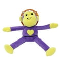 thumbnail image 4 of Mighty Jr Safari Monkey Purple Durable Plush Squeaky Dog Toy, 2 Pack, 4 of 8
