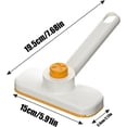 thumbnail image 2 of Cloth Changing Small Mop, Portable Rotating Cleaning Mop, Flat Dust Sweeping with Replaceable Head, Lightweight Compact Design for Kitchen, Bathroom, Home, 5.91x2.17x7.68 inches, 2 of 5