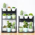 thumbnail image 4 of 3 Tier Plant Stand Large Multi Tiered Plant Shelf Rack Holder InDoor And Ourdoor, 4 of 12