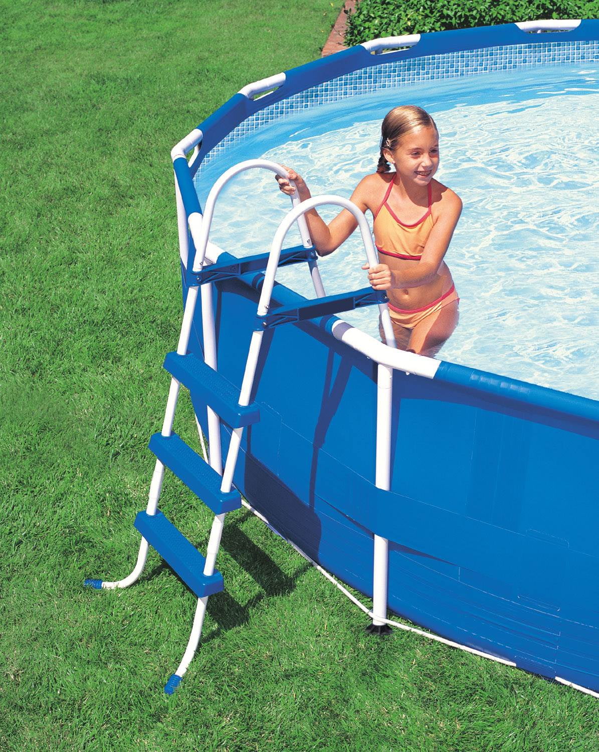Intex 36Inch Pool Ladder with Barrier Pool Ladders Pools, Hot Tubs