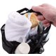 thumbnail image 2 of Bolsa colgante de malla para baño con 8 compartimentos, color negro Ormromra ZFFLD222, 2 of 9