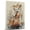 Akita, variant on Irish Wolfhound Dog Stretched Canvas Size 8x12 – Funny Irish Wolfhound Dog Canvas Wall Decor, Funny Dog Wall Art for Cello Room