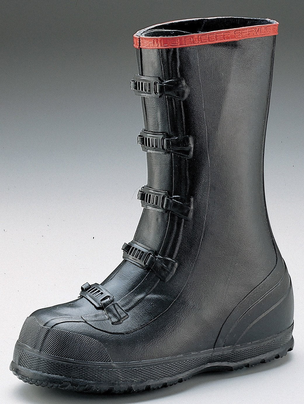 Buckle rubber cheap boots