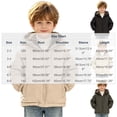 thumbnail image 4 of Abtuhar Toddler Boys Fall Winter Hooded Casual Outerwear and Jackets Solid Fleece‑lined Padded Coat with Side Pockets for 2‑9 Years, 4 of 5