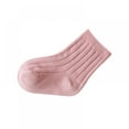 thumbnail image 5 of 0-5T Baby Solid Striped Casual Quarter Socks for Infant Toddler Kid Girls and Boys, 5 of 11