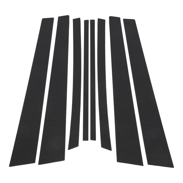 Pegatina Antirrayaduras para el Pilar de la Ventana de la Puerta Unique Bargains, Cubierta Exterior para Toyota RAV4 2001-2005, Fibra de Carbono, Frontal Trasero Izquierdo Derecho, 8 Piezas