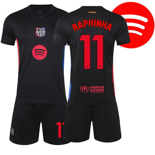 Uniforme de Soccer pour Hommes Garçon 2025 F.DE JONG 21 RAPHINHA 11 PEDRI 8 Maillot de Football