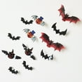thumbnail image 5 of WHEANG Halloween Bat Wall Stickers Assorted Bat & Pumpkin Themed Decorations For Halloween, 5 of 5