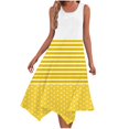 thumbnail image 1 of Ladies Summer Tops Impreso sin Mangas Cuello Redondo Vestido Casual para el Uso Diario Y Casual, 1 of 5