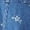 blue, variant on Square neck waist denim jacquard dress