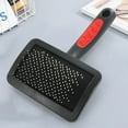 thumbnail image 4 of SPRING PARK Cleaning Slicker Brush – Gently Removes Loose Hair, Mats and Tangled Hair Brush with Non-slip Handle Grooming Brush, 4 of 7