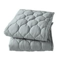 thumbnail image 4 of Better Homes & Gardens Tencel Quilted Pillow Shams, Standard, Silver Grey, 2 Pack, 4 of 7