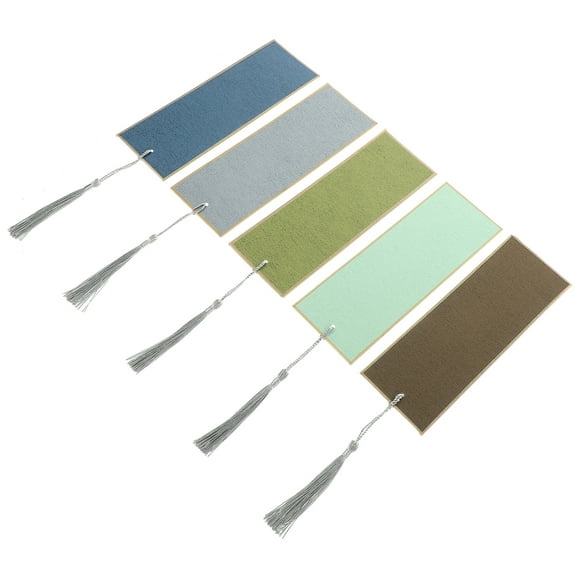 SHOWERORO Unpainted Unfinished Bookmarks Paper For Journals 5Pcs