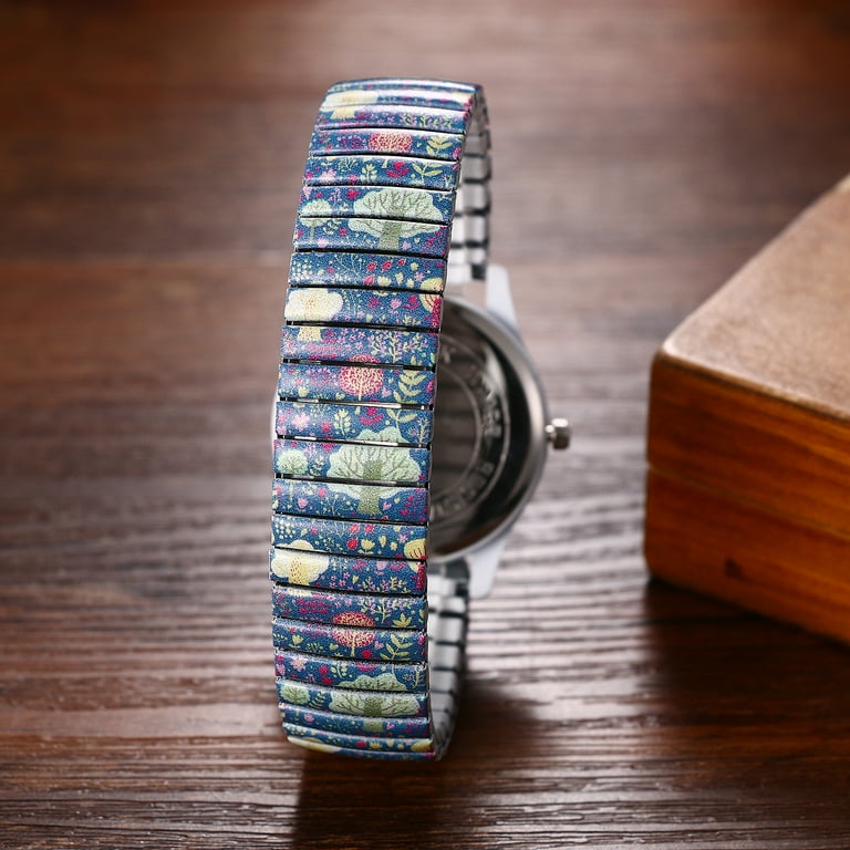 Easy Reader Watches Women\'s Big Dial Watches Elastic Stretch Band Wristwatch Amazon.com: Avaner Women main image 2