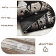 thumbnail image 6 of Deer Silhouettes 2'x6' Runner Rugs for Hallway Kitchen Bedside Non Slip Washable, Trees Wooden Retro Art Farmhouse Entryway Rug Runners with Rubber Backing, Long Carpet Runner for Laundry Room, 6 of 8