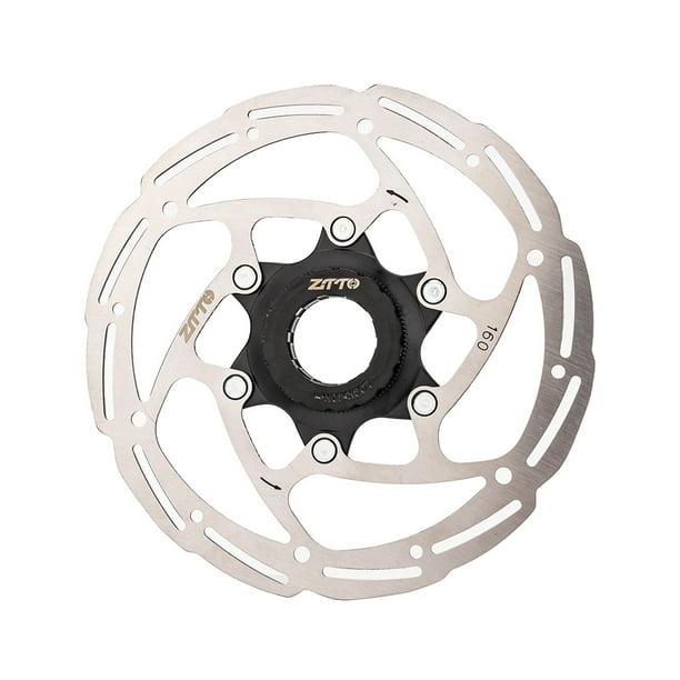 Conjunto de freno de bicicleta Irfora Rotor de freno de disco de bloqueo central de bicicleta Rotor de bicicleta de acero inoxidable con anillo de bloqueo para bicicleta de carretera de montaña MTB