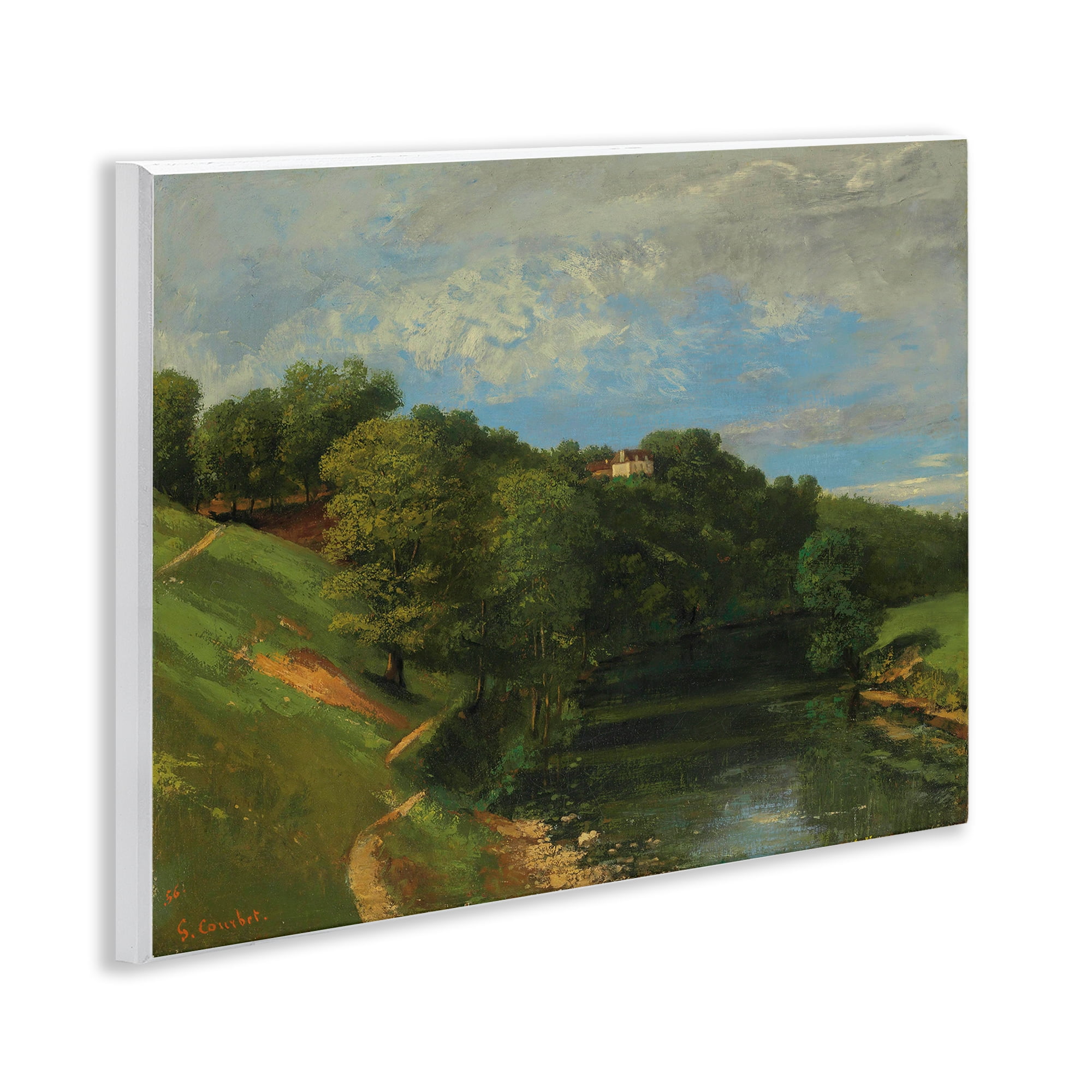 Stupell Industries Classic River Landscape Landscape & Nature Painting Unframed Art Print Wall Art, 14 x 11