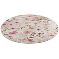 thumbnail image 4 of Floral Colorful Flower Round Rugs -Washable Non-Slip Small Round Area Rug Throw Soft Circle Rugs for Bedroom, Modern Print Indoor Carpet for Entryway Sofa Living Room, 4 of 6