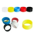 thumbnail image 5 of 4Pcs Racket Fixed Rings Ergonomic Cozy Touch Stretch 2.5cm Dia Colorful Fixing Ring Anti-slip Tennis Racket Grip Band Silicone Sealing Rings for Badminton Racket, 5 of 8
