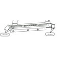 thumbnail image 2 of Black Horse Off Road Atlas Roll Bar Black Compatible with 2019-2023 Ford Ranger-ATRB8BK, 2 of 5
