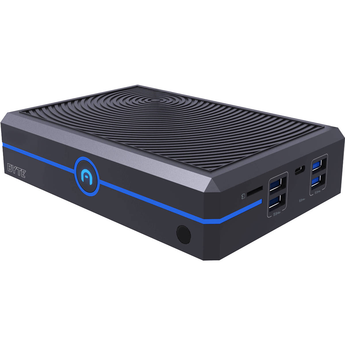 Azulle Byte Desktop Computer, Intel N-Series N4500, 4 GB, 64 GB Flash Memory Capacity, Mini PC