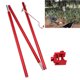 thumbnail image 4 of Poste De Luz Para Acampar Al Aire, Soporte De Lámpara De Aleación De Aluminio De Altura Ajustable Con Bolsa De Almacenamiento De Transporte, Para Viajes De Camping Actividades, 4 of 7
