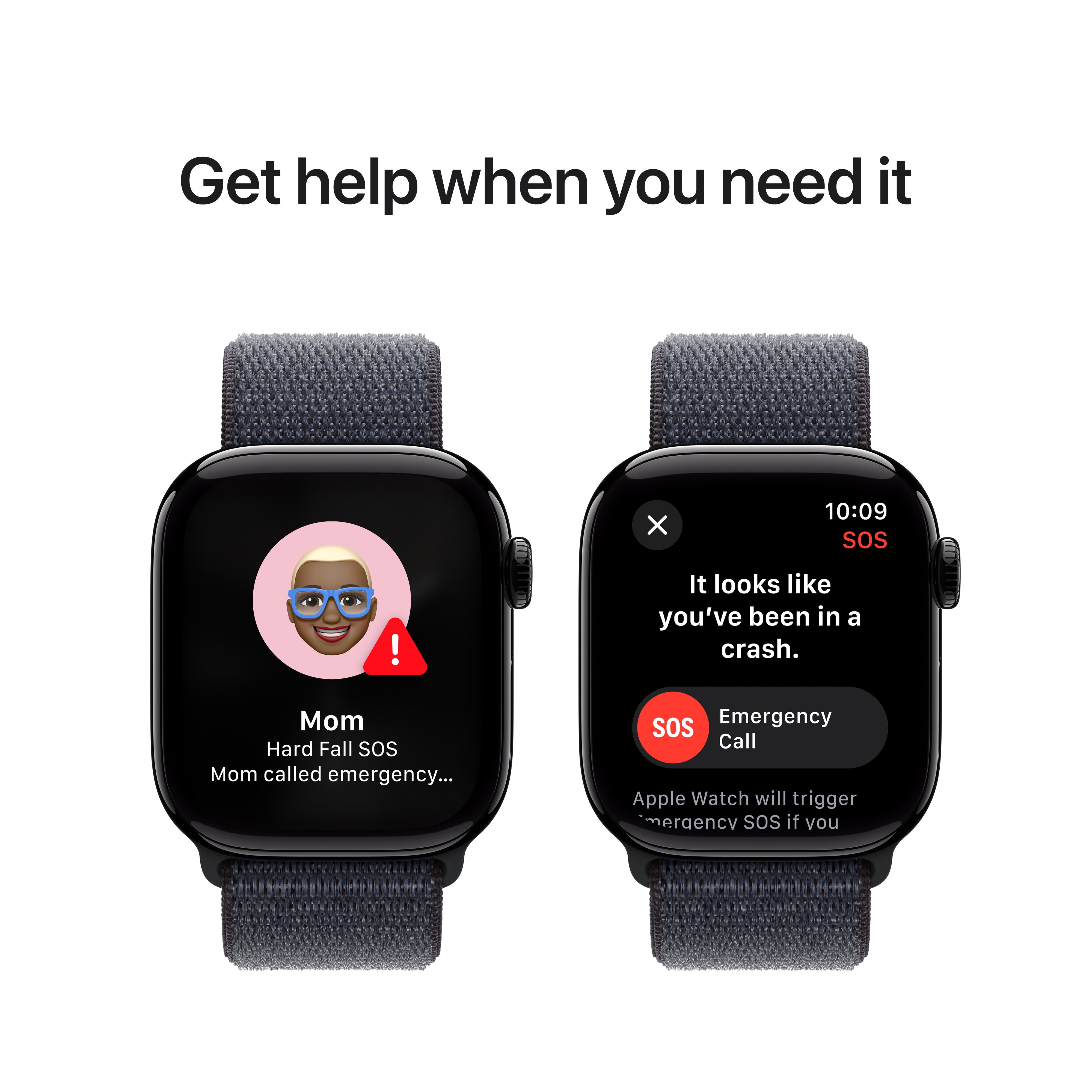 Apple Watch Series 10 GPS 46mm Jet Black Aluminum Case with Ink Sport Loop (Limit of 3 per order and 1 order per household), Watch Series 10