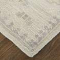 thumbnail image 4 of HomeRoots 514994 9 x 12 ft. Tan & Brown Floral Hand Knotted Stain Resistant Rectangle Area Rug, 4 of 8