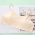 thumbnail image 2 of Wyobmus Girls Training Bra Solid Color Adjustable Straps Camisole Bra Adolescent Warm Underwear Tops Beige*, 2 of 5