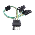 thumbnail image 1 of LOVIVER Trailer Wire Extension Plug 4 Wire Flat Trailer Wiring Harness Extension, 1 of 8