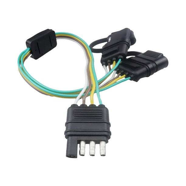 Extensión universal del arnés de cableado del remolque para la barra de luz LED de la puerta trasera del freno del coche: ¡mejore el de ilumin