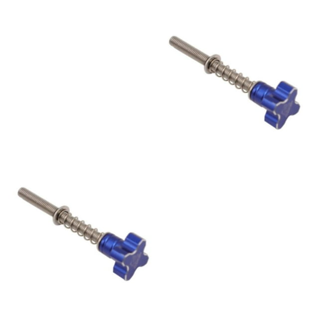Destyer Métal Facile Ralenti Vis de Réglage de Vis de Ralenti TPI pour 250/300 TPI / Modèles Durables Bleu 2Set