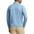thumbnail image 4 of RLX Ralph Lauren Men's Classic Fit Half Zip Jersey Pullover Blue Lagoon-Small, 4 of 6