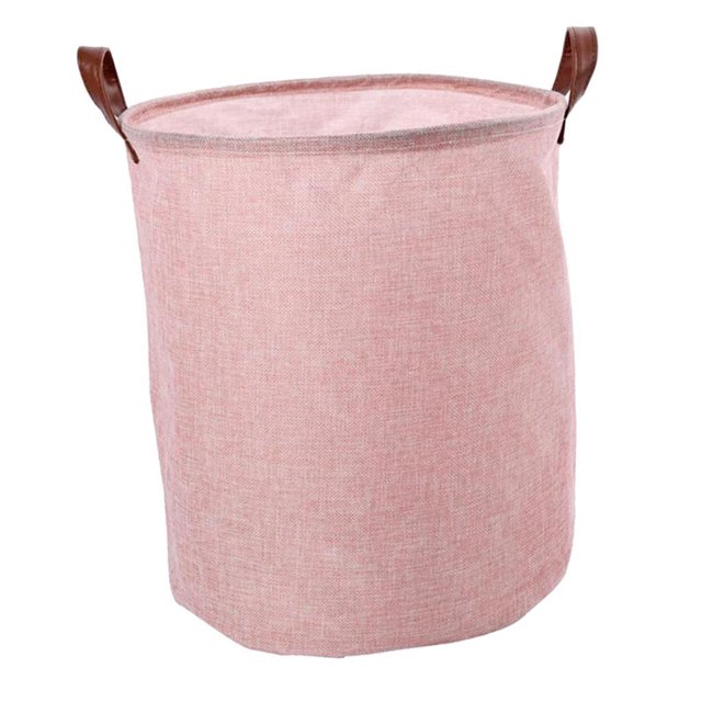 Organizador del hogar Baoblaze compartimiento de almacenamiento cesto plegable Rosado