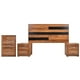 thumbnail image 1 of Recamara KS 4 Piezas Wenella Sin Espejo Nogal y Negro - Kessa Muebles, 1 of 5