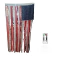thumbnail image 2 of 4th of July Fringed Drapery Flag, 1776 Patriotic Blue Star Hanging Banner, Built-in LED String Light Decor for Independence Day Party Doorway Window Home Backyard Festival Celebration, 2 of 7