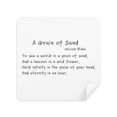 thumbnail image 1 of Famous Poetry Quote A Grain Of Sand Glasses Cloth Screen Cleaner Suede Fabric 2 Pack, 1 of 2