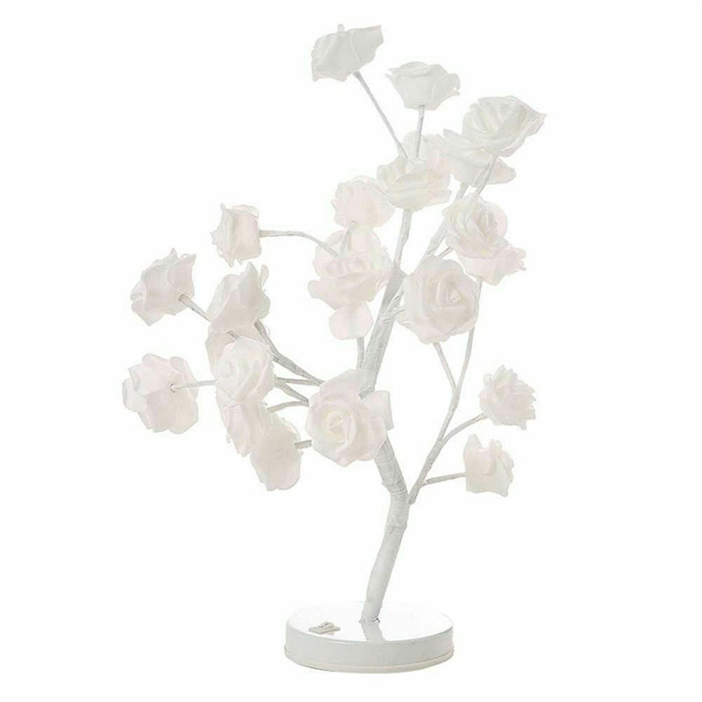 Led Lamp Rose Flower Tree Shape Battery Powered Decorative Led Table
