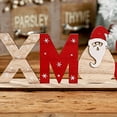 thumbnail image 6 of Gymnture Christmas Tabletop Decoration Santa Words Sign Xmas Wood Plaque Standing Sign, 6 of 10