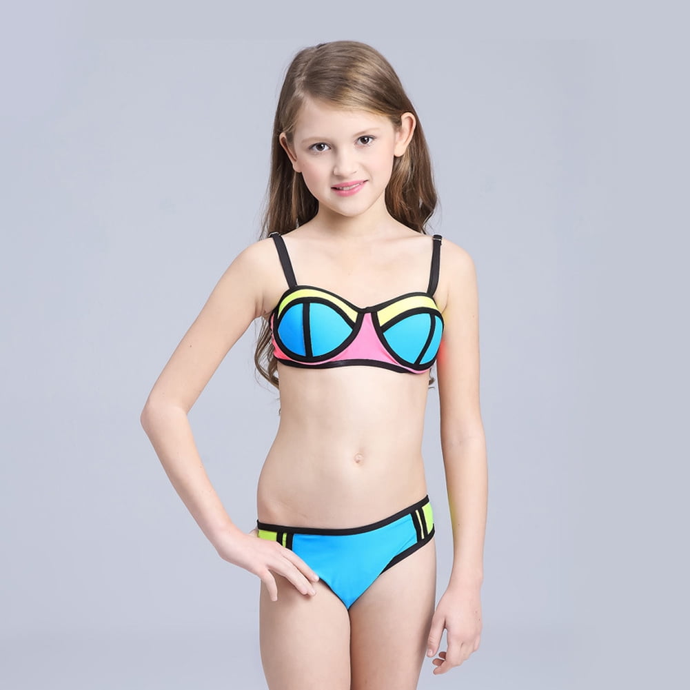 girl swimming bikini