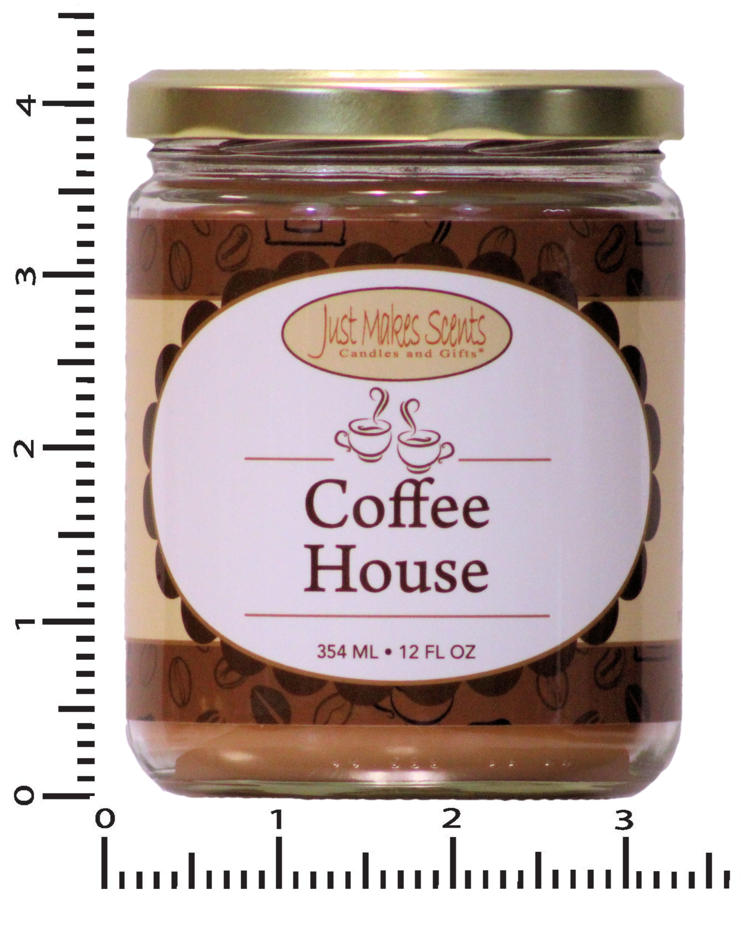 Coffee House Salsa Jar Candle 12oz -Just Makes Scents Candles & Gifts