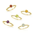 thumbnail image 4 of Ross-Simons 1.60 ct. t.w. Multi-Gemstone Jewelry Set: 5 Rings in 18kt Gold Over Sterling, Women's, Adult, 4 of 8